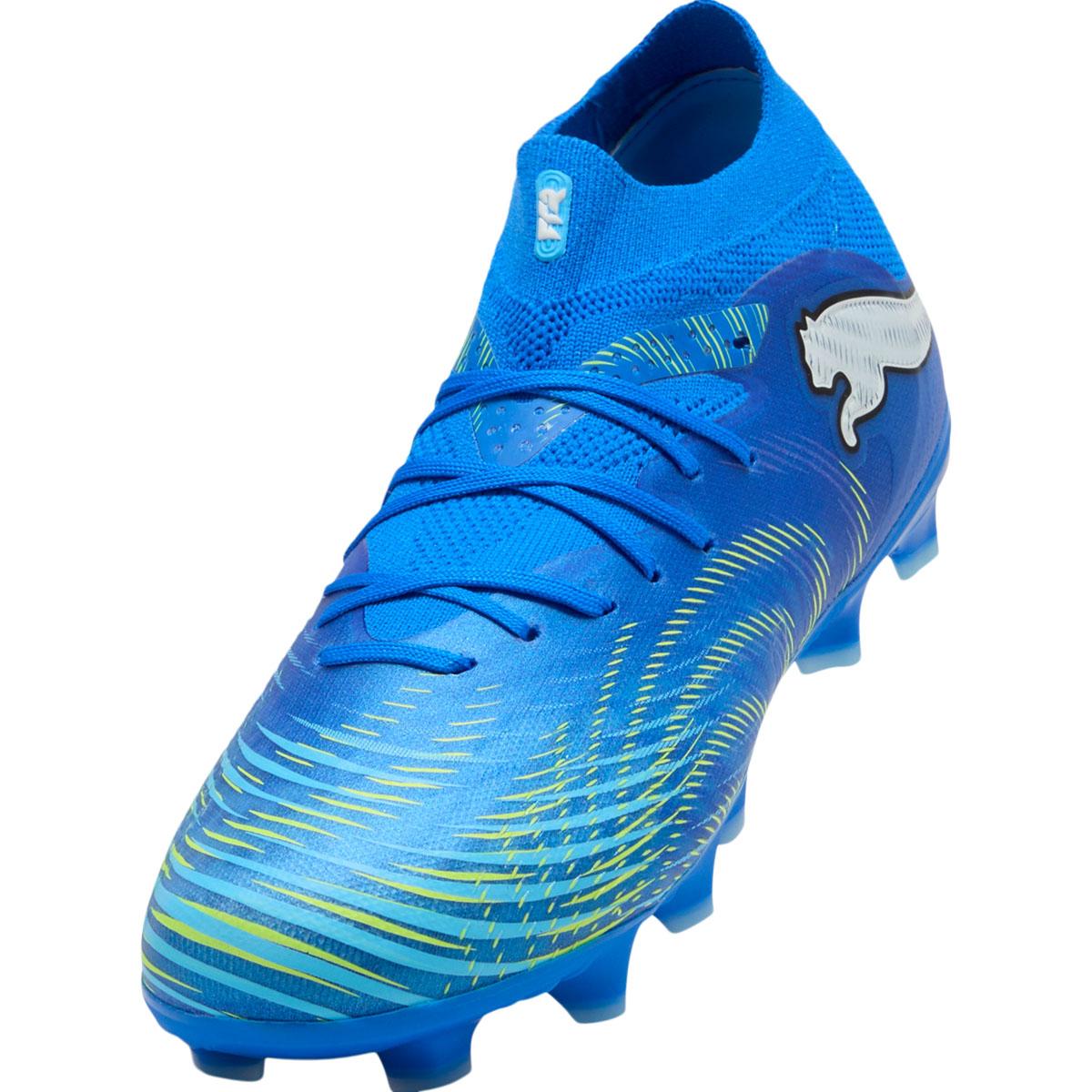 PUMA Future 9 Pro FG/AG Fotballsko Barn Ultra Blue-PUMA White-Luminous
