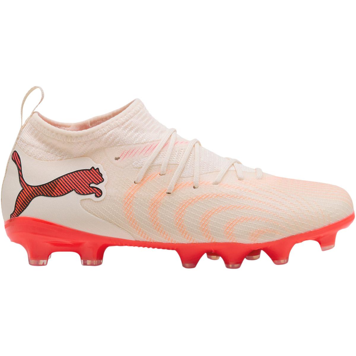 PUMA Future 9 Match FG/AG Fotballsko Barn Sugared Almond-PUMA White-Ultr