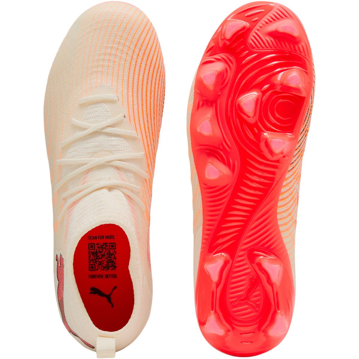 PUMA Future 9 Match FG/AG Fotballsko Barn Sugared Almond-PUMA White-Ultr