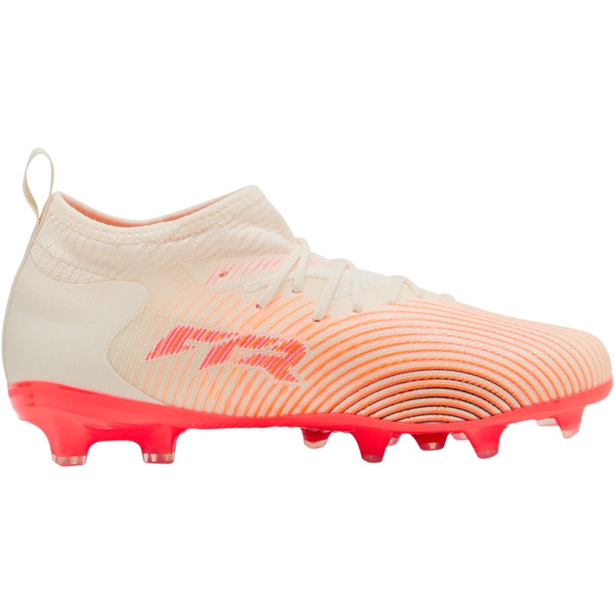 PUMA Future 9 Match FG/AG Fotballsko Barn Sugared Almond-PUMA White-Ultr