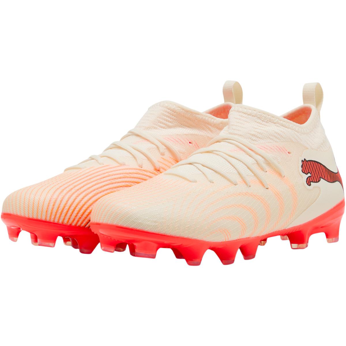 PUMA Future 9 Match FG/AG Fotballsko Barn Sugared Almond-PUMA White-Ultr