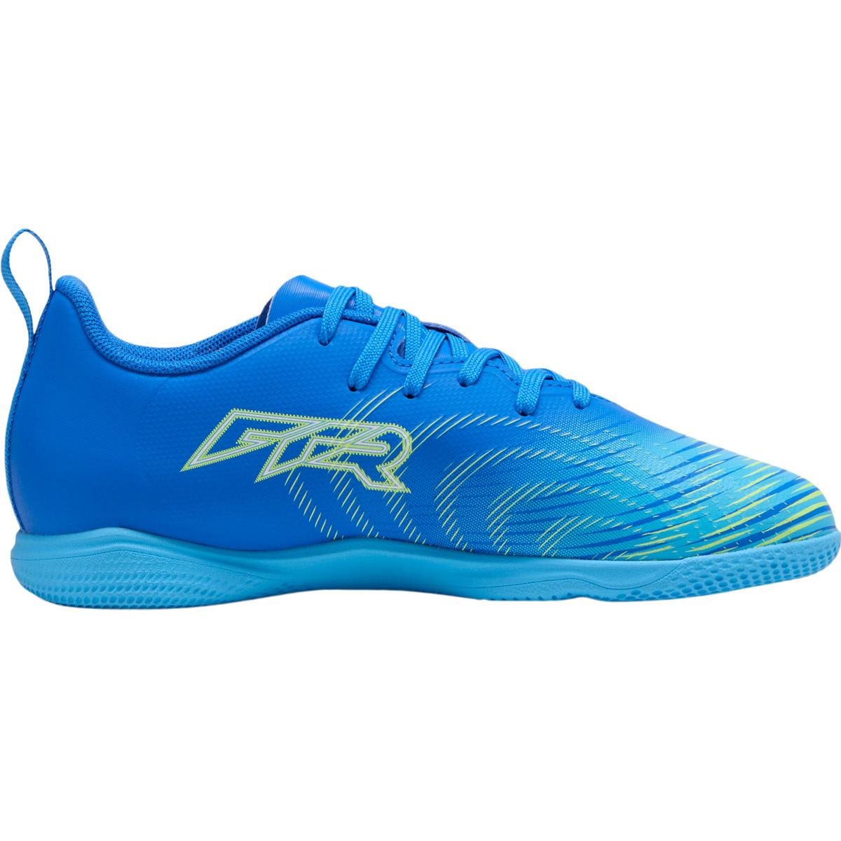 PUMA Future 9 Play IT Fodboldsko Børn Ultra Blue-PUMA White-Luminous