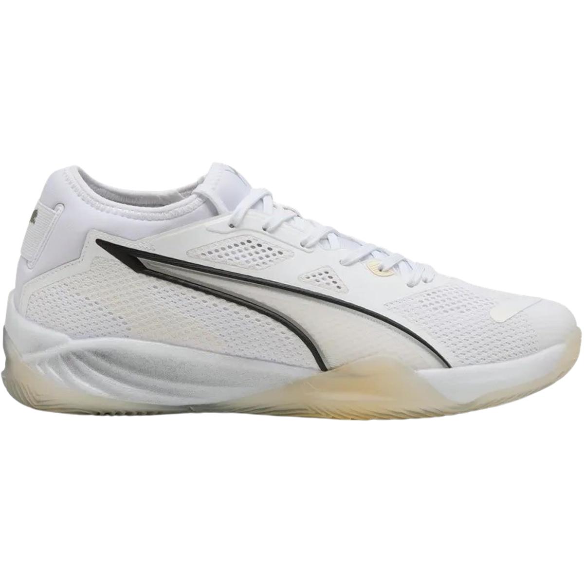 PUMA Eliminate Nitro SQD 4 Håndballsko Herre PUMA White-PUMA Black-Sugared
