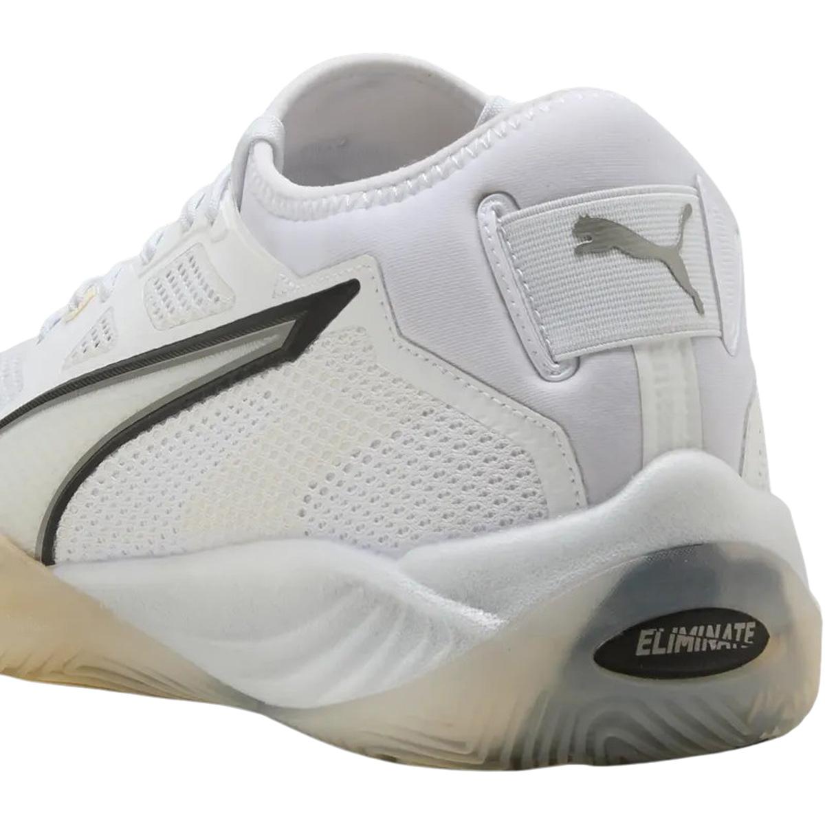 PUMA Eliminate Nitro SQD 4 Håndballsko Herre PUMA White-PUMA Black-Sugared