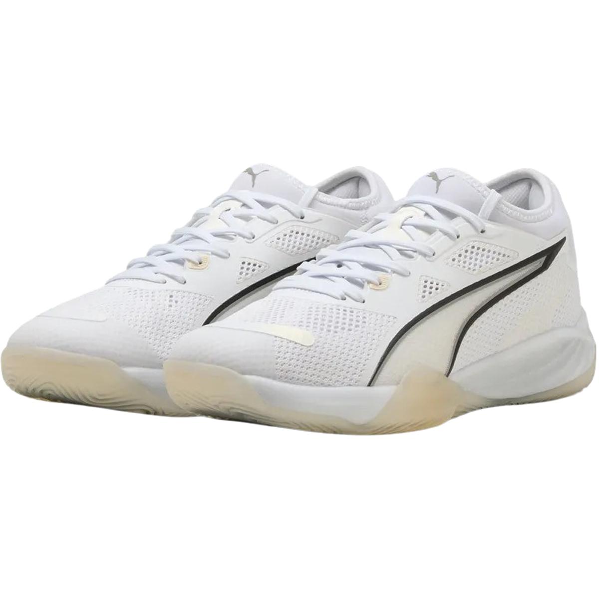 PUMA Eliminate Nitro SQD 4 Håndballsko Herre PUMA White-PUMA Black-Sugared