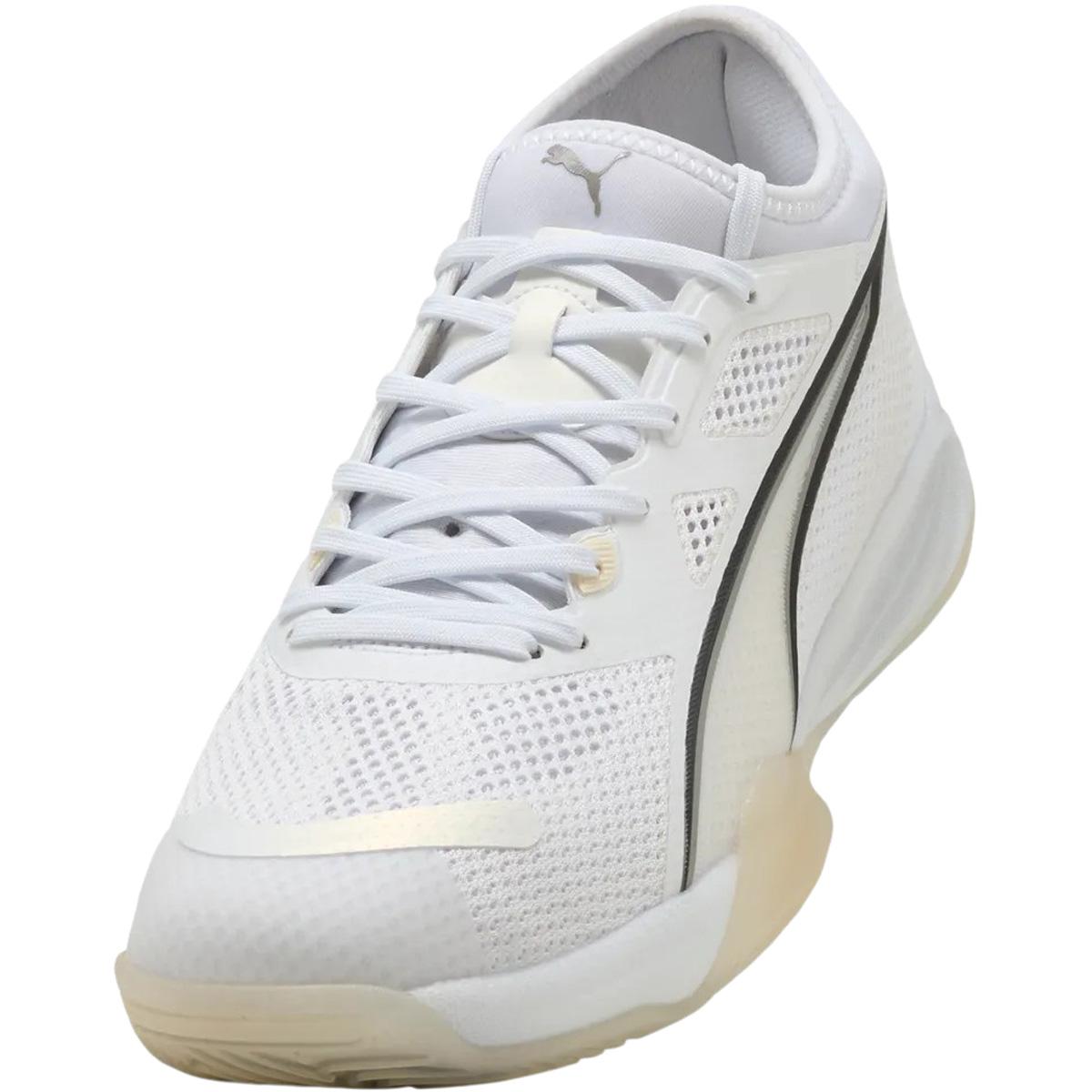PUMA Eliminate Nitro SQD 4 Håndballsko Herre PUMA White-PUMA Black-Sugared