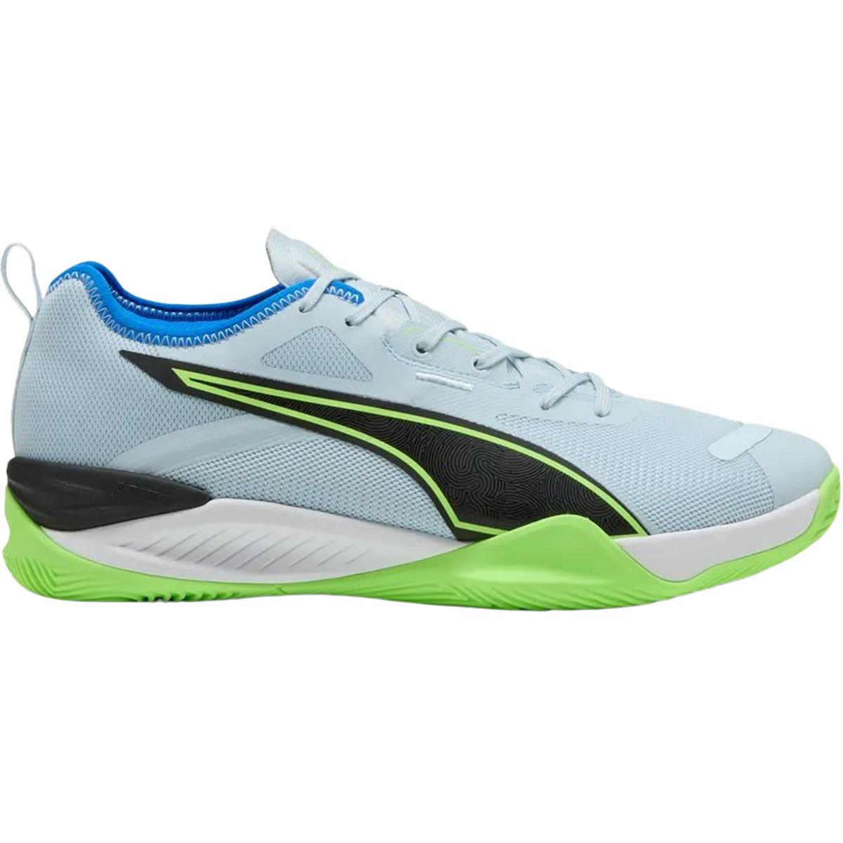 PUMA Eliminate Nitro 4 Håndballsko Herre Aqua Glow-PUMA White-PUMA Blac