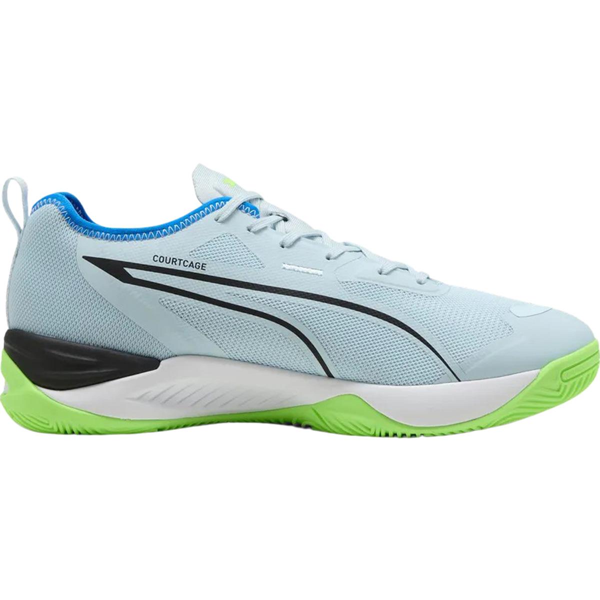 PUMA Eliminate Nitro 4 Håndballsko Herre Aqua Glow-PUMA White-PUMA Blac