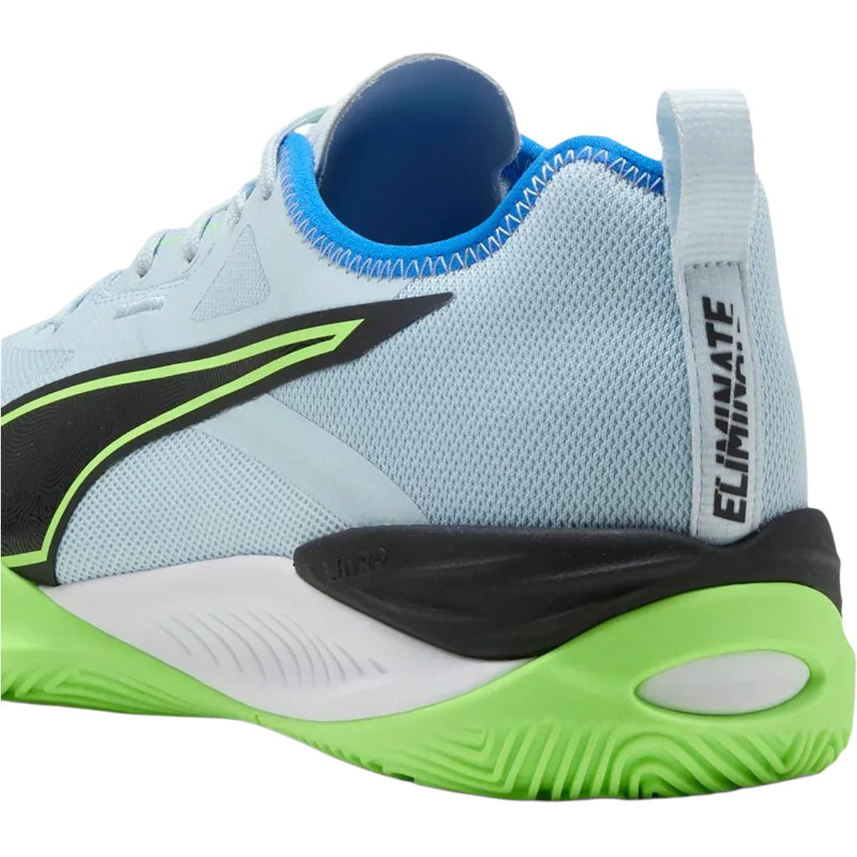 PUMA Eliminate Nitro 4 Håndballsko Herre Aqua Glow-PUMA White-PUMA Blac