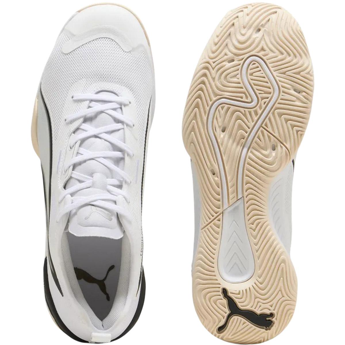 PUMA Eliminate Nitro 4 Håndballsko Herre PUMA White-PUMA Black-Sedate G