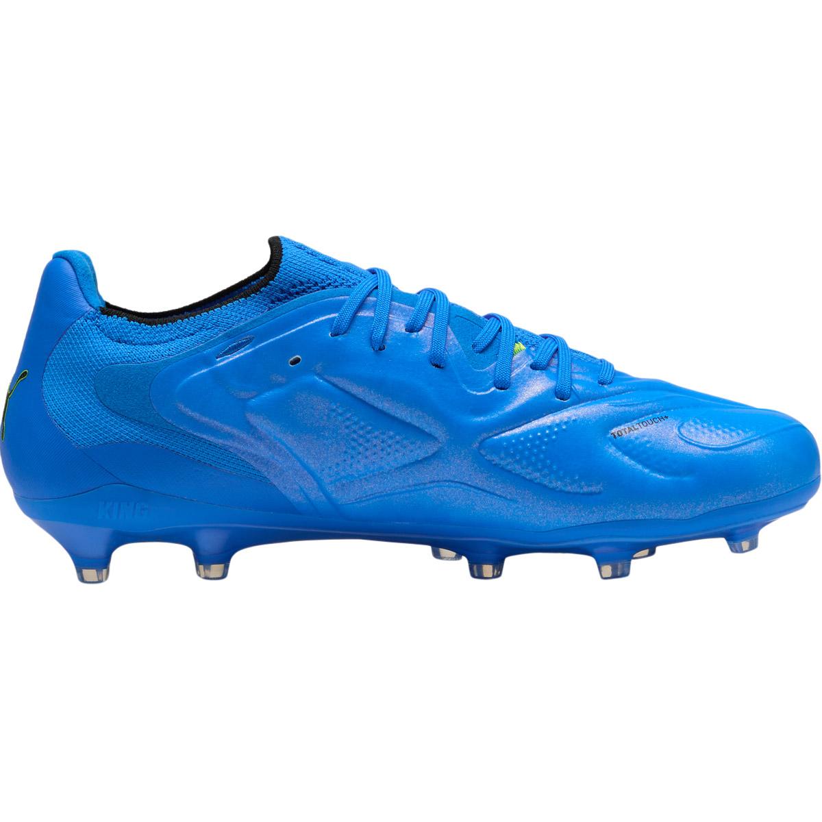 PUMA King 20 Ultimate FG/AG Fodboldstøvler Ultra Blue-Lime Squeeze-PUMA B