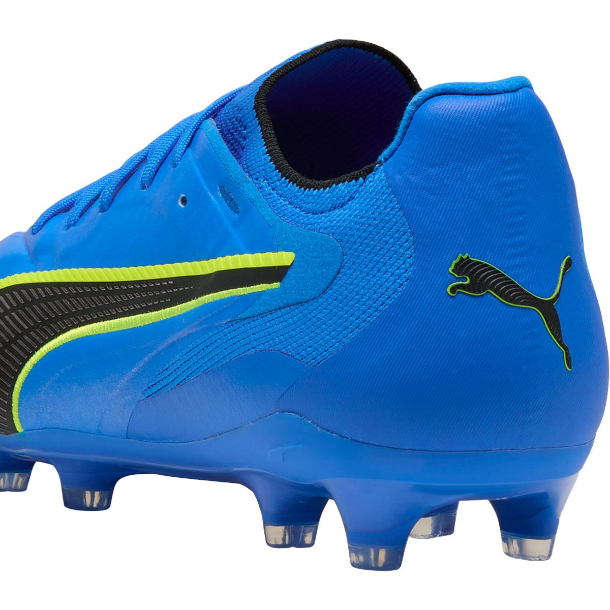 PUMA King 20 Ultimate FG/AG Fodboldstøvler Ultra Blue-Lime Squeeze-PUMA B