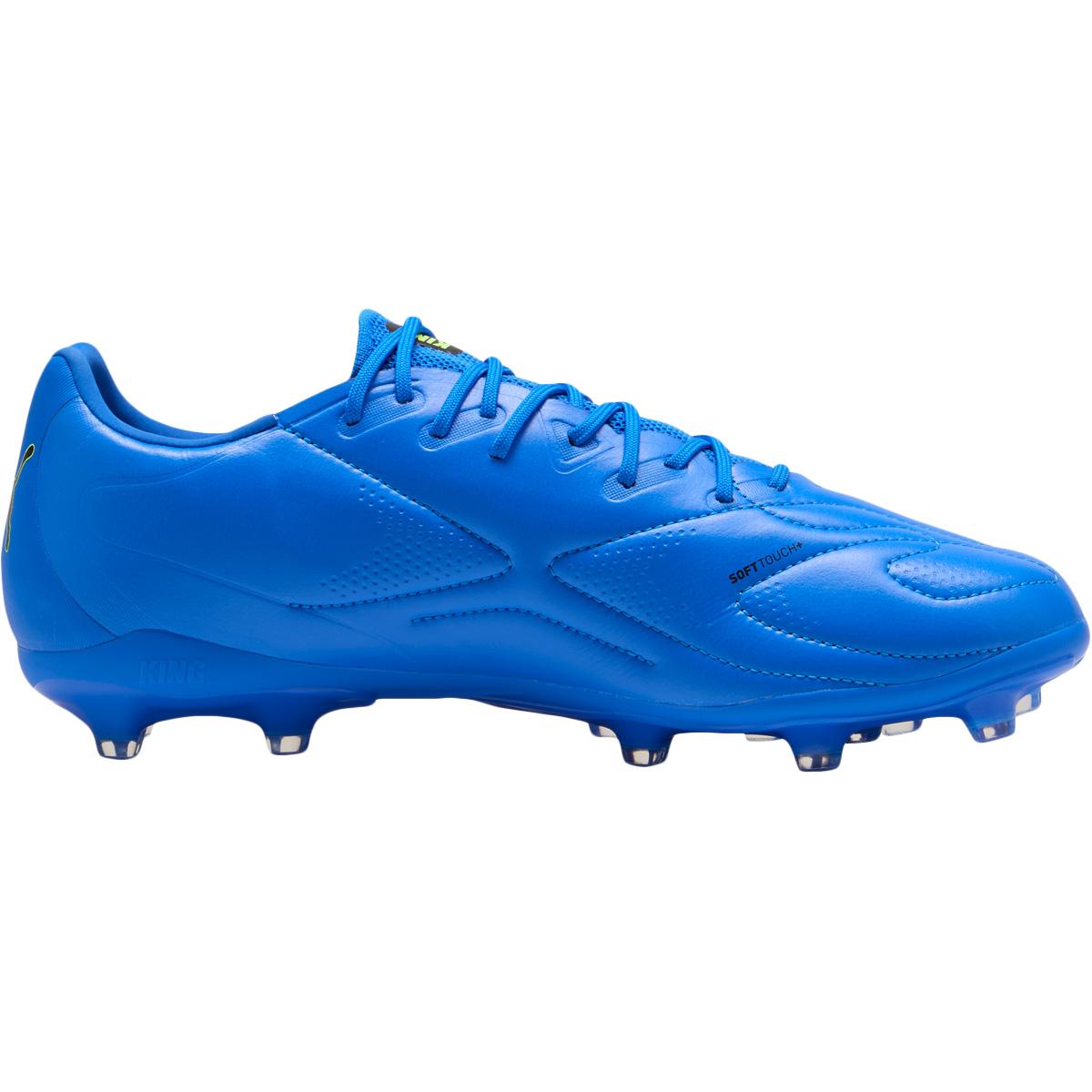 PUMA King 20 Match FG/AG Fodboldstøvler Ultra Blue-Lime Squeeze-PUMA B
