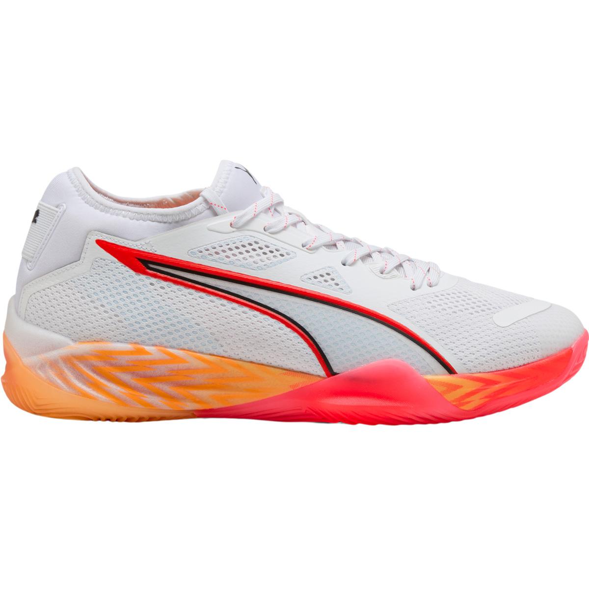 PUMA Eliminate Nitro SQD 4 Energy Håndballsko Herre PUMA White-Ultra Red-Heat Fire