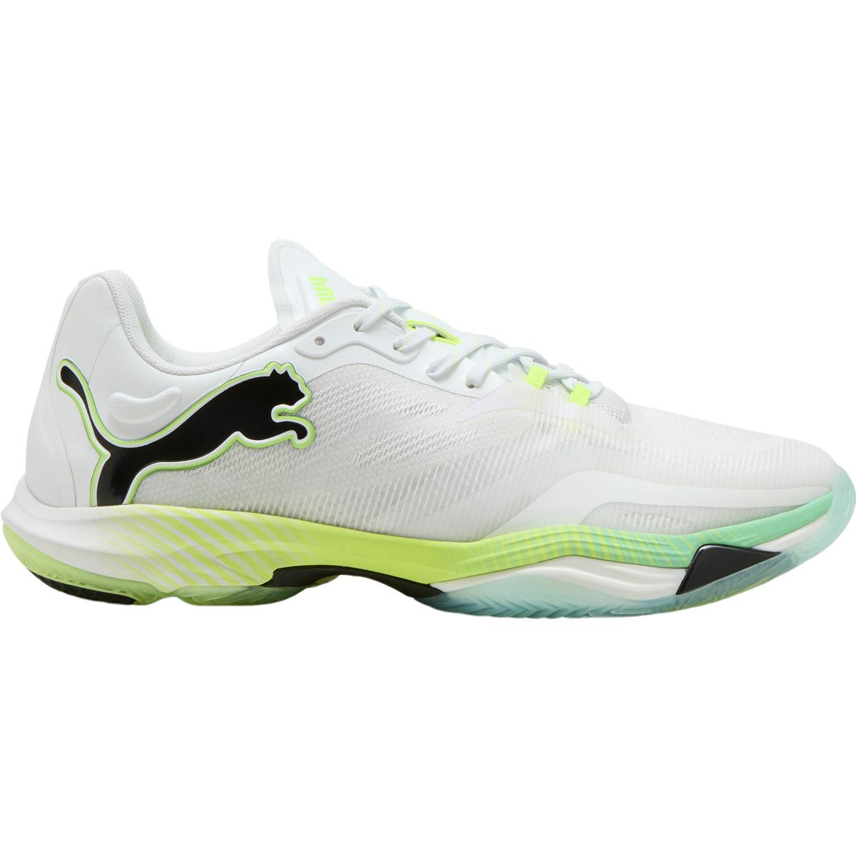 PUMA Vantage Nitro 2 Energy Håndballsko Herre PUMA White-Lime Squeeze-Electr