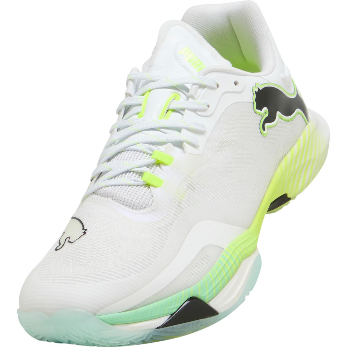 PUMA Vantage Nitro 2 Energy Håndballsko Herre PUMA White-Lime Squeeze-Electr