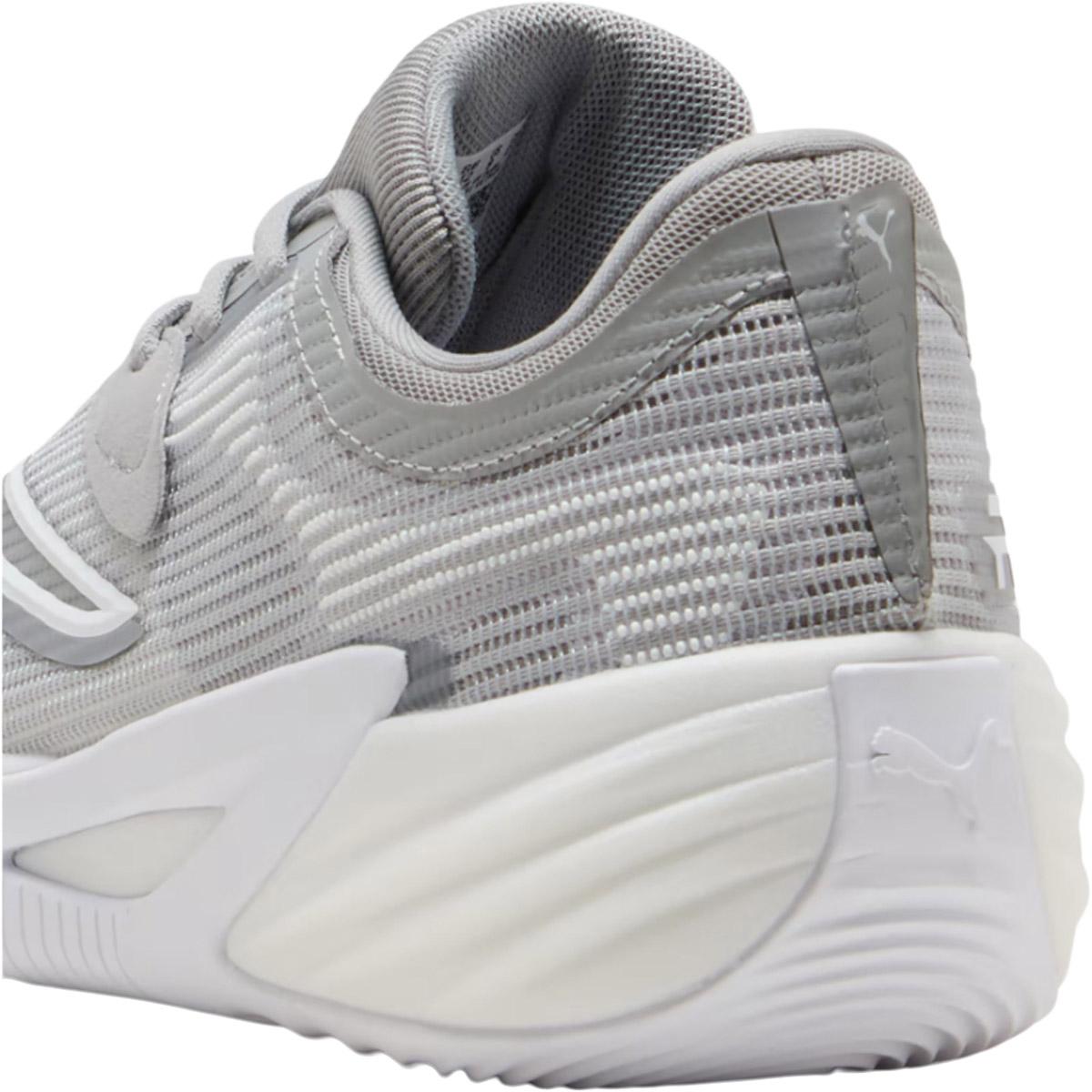 PUMA All-Pro Nitro 2 Core Basketballsko Herre Gray Echo-PUMA White-PUMA Silv