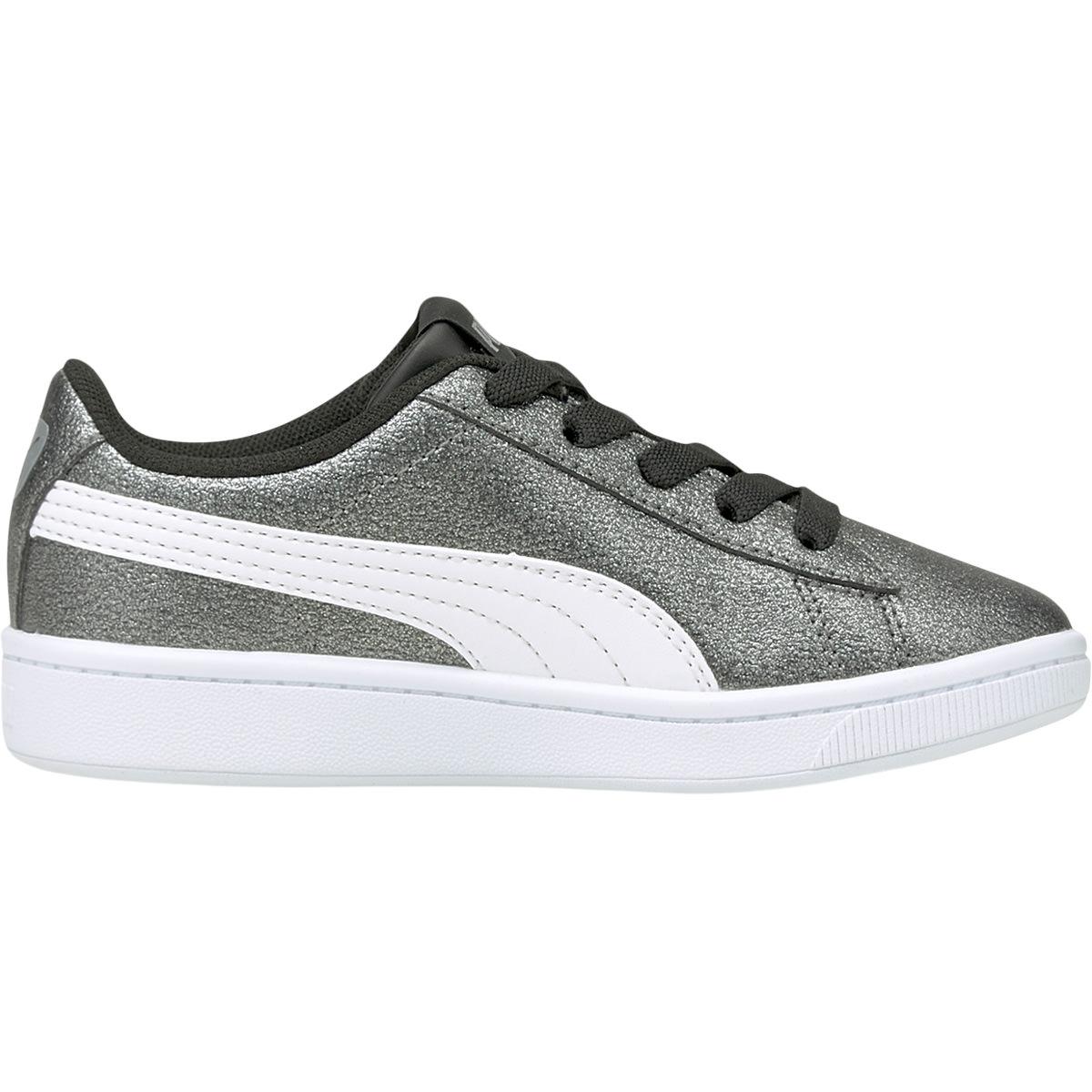PUMA Vikky V2 Glitz 2 Sneakers Børn Puma Silver-Puma White-Puma Black