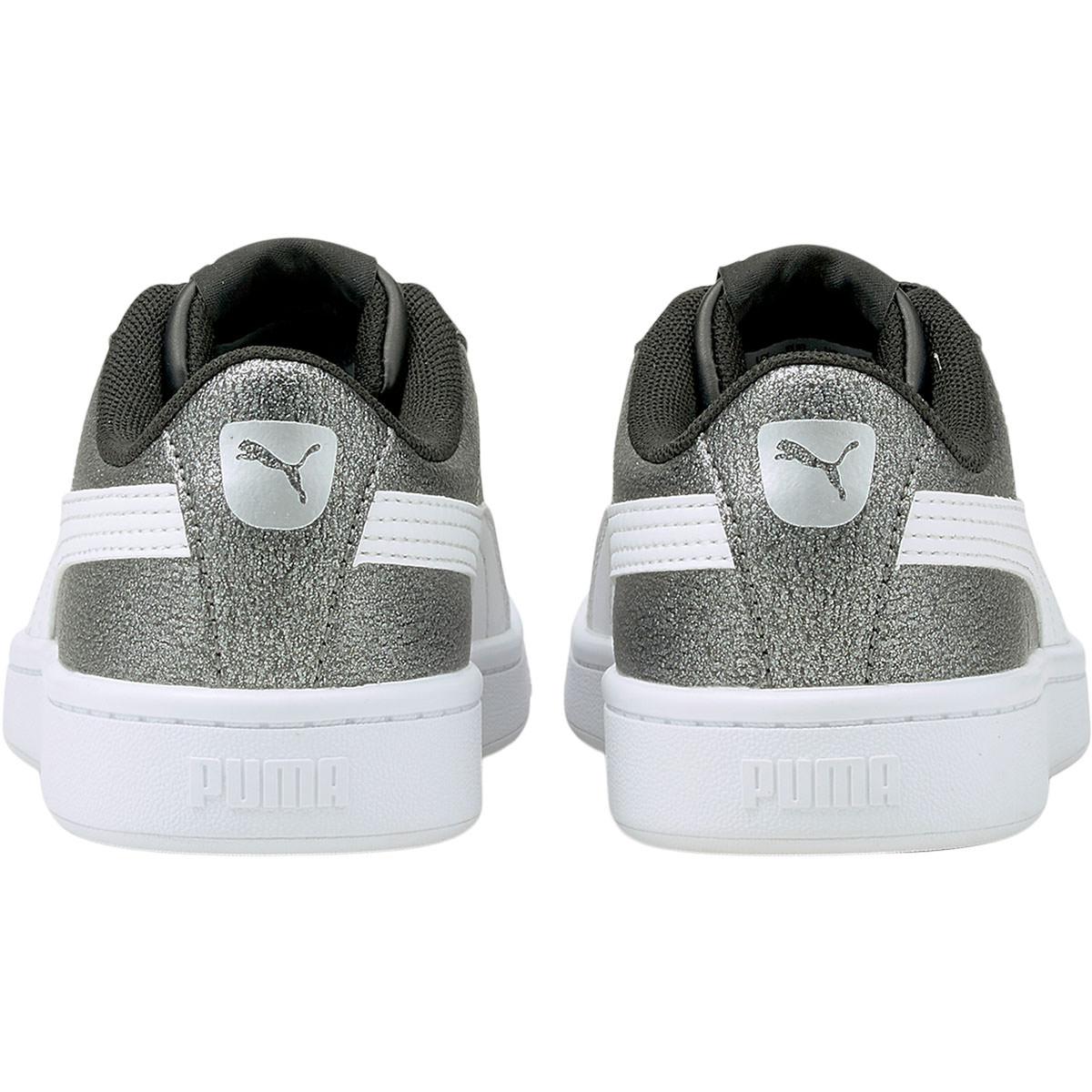 PUMA Vikky V2 Glitz 2 Sneakers Børn Puma Silver-Puma White-Puma Black