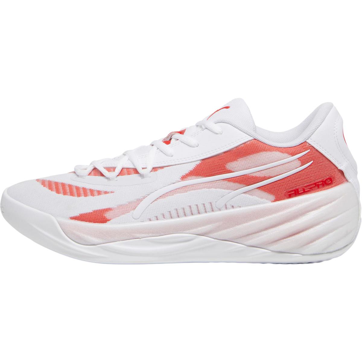 PUMA All-Pro Nitro Team Basketballsko Herre PUMA White-For All Time Red