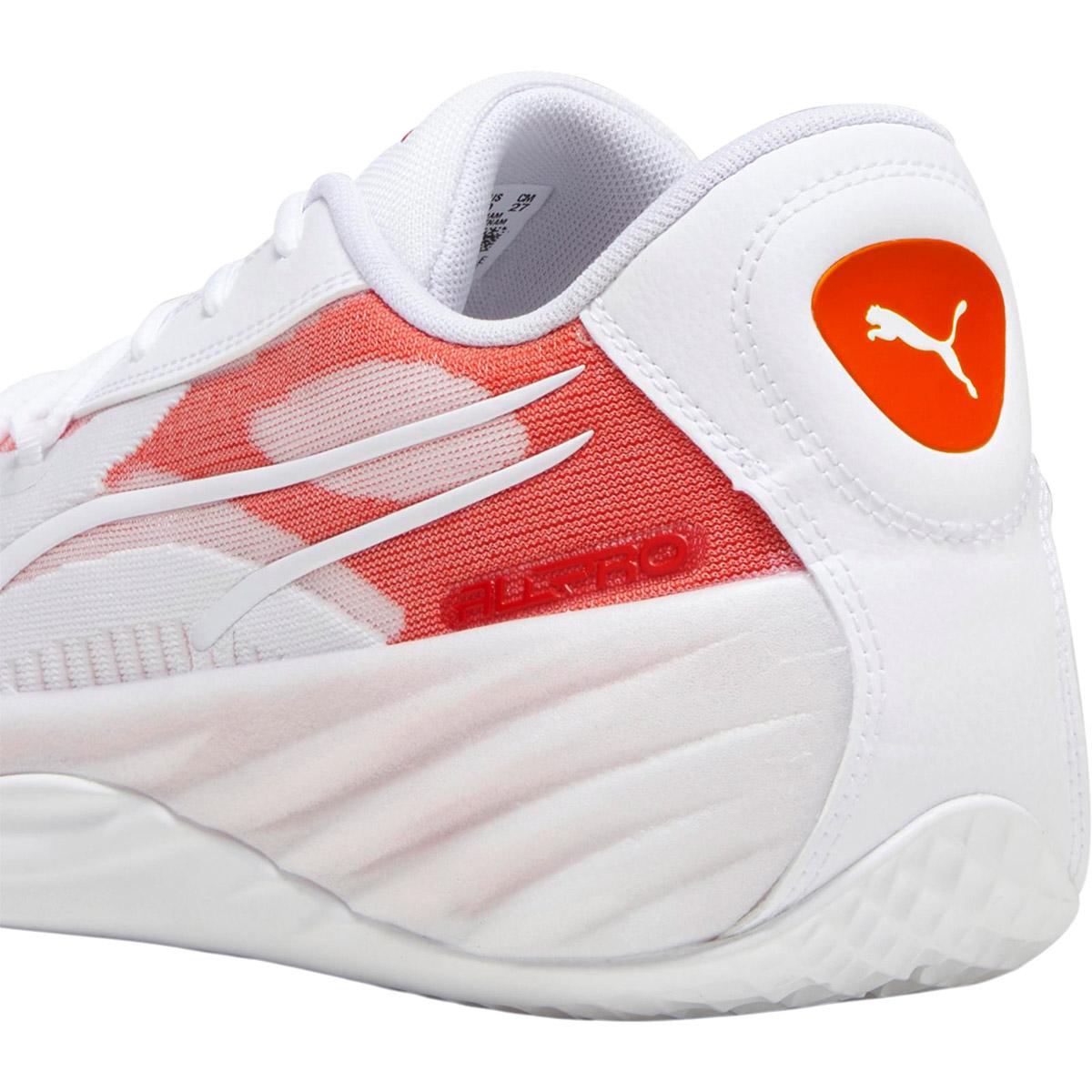 PUMA All-Pro Nitro Team Basketballsko Herre PUMA White-For All Time Red
