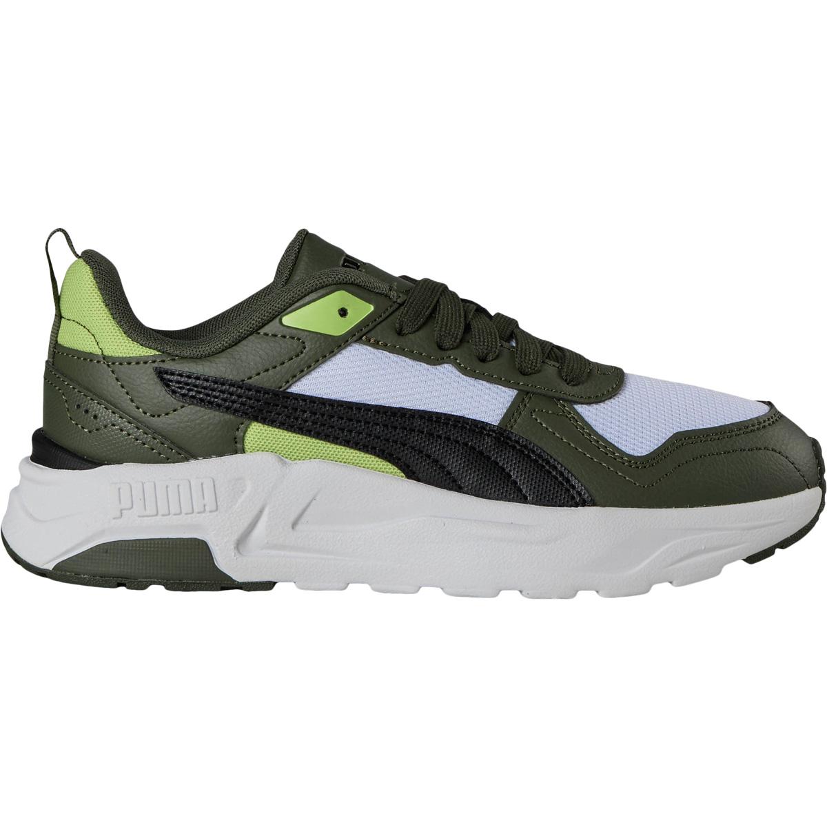 PUMA Trinity 2 LT Sneakers Børn PUMA White-PUMA Black-Moss Vei