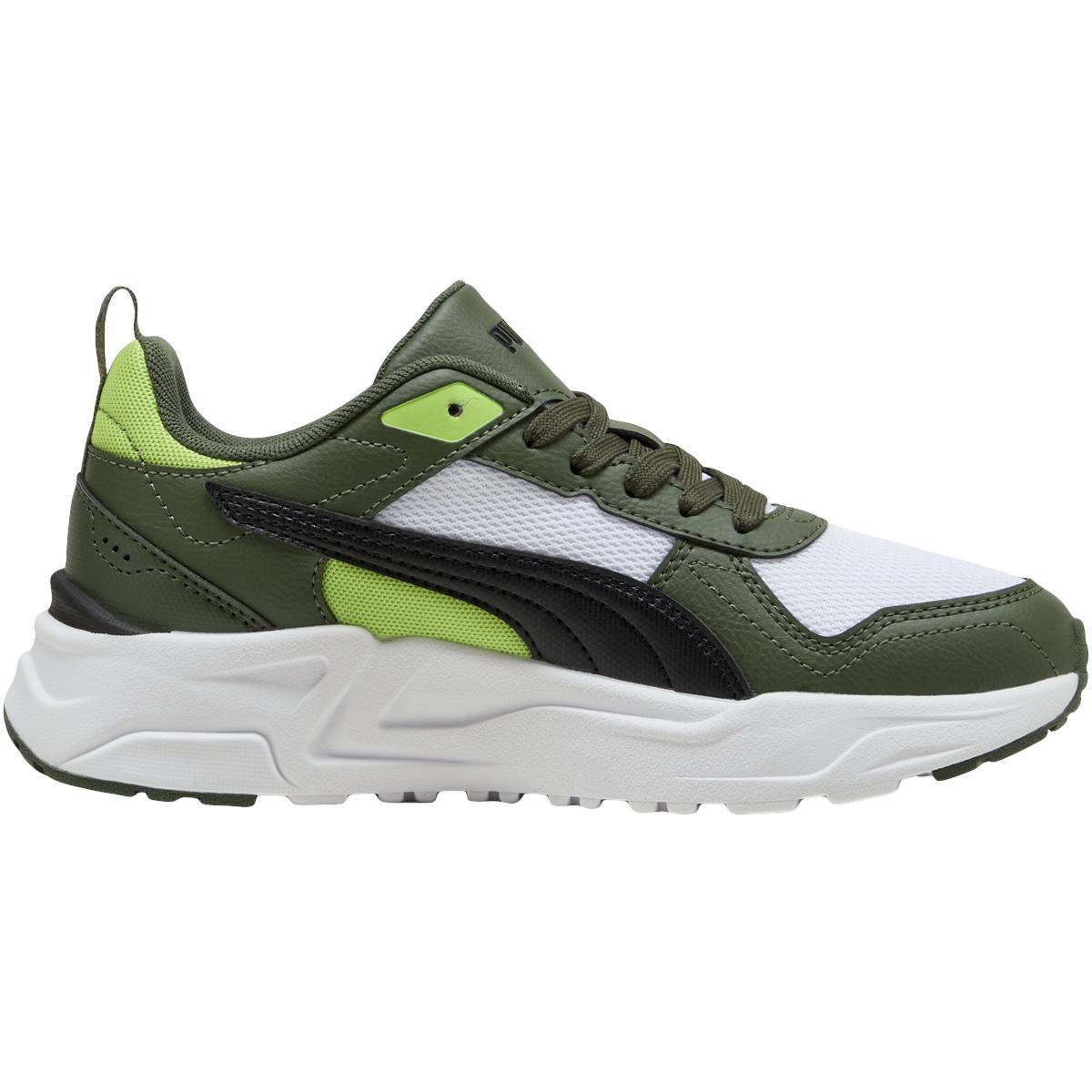 PUMA Trinity 2 LT Sneakers Børn PUMA White-PUMA Black-Moss Vei