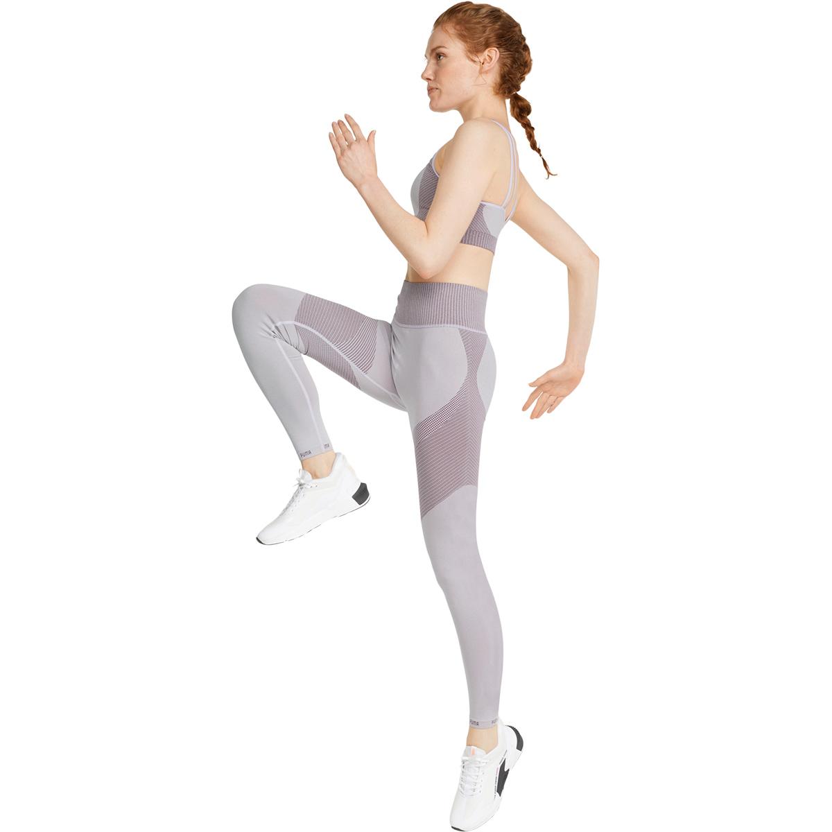 PUMA FormKnit Seamless High Waist 7/8 Baselayer Tights Dame Lavender Fog-Grape Wine