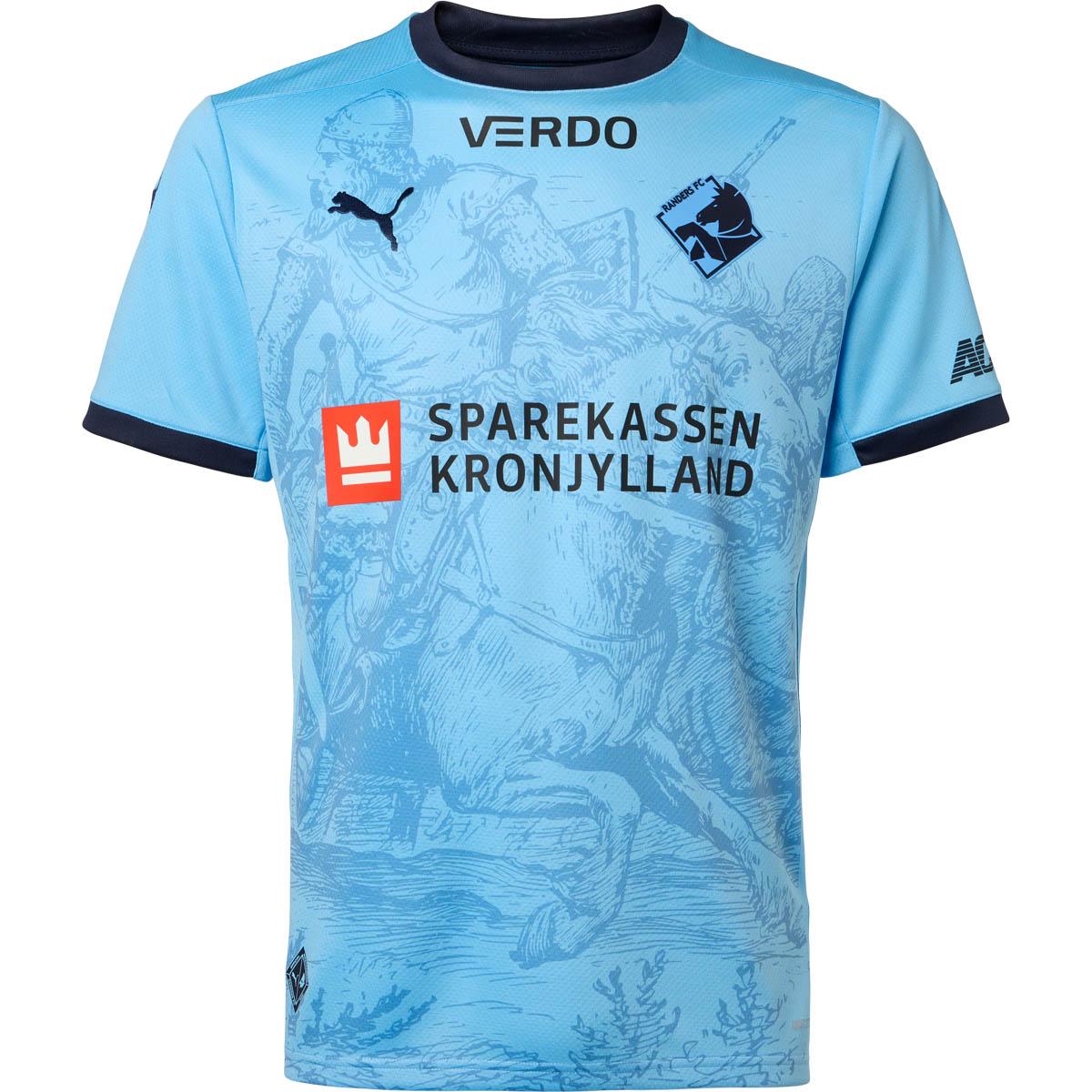 Randers FC 25/26 Hjemmebanetrøje Børn Light Blue