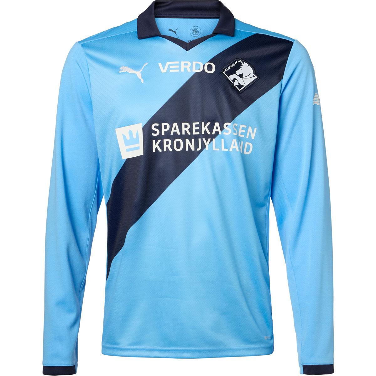 Randers FC 26/27 Langærmet Hjemmebanetrøje Børn Light Blue