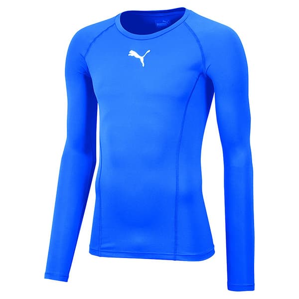 PUMA LIGA Langærmet Baselayer T-shirt Børn White Glow