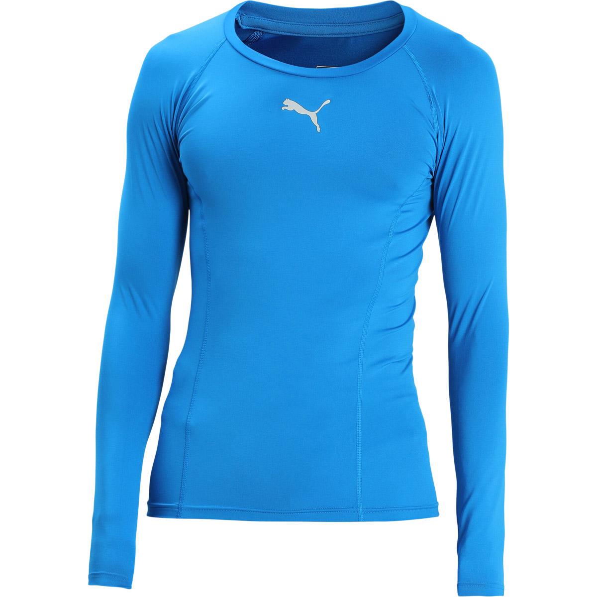 PUMA LIGA Langærmet Baselayer T-shirt Herre Electric Blue Lemonade