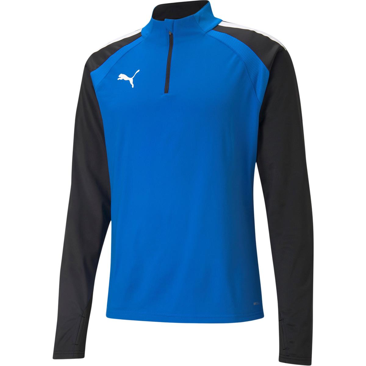 PUMA teamLIGA Half Zip Træningstrøje Herre Electric Blue Lemonade-Puma Bl