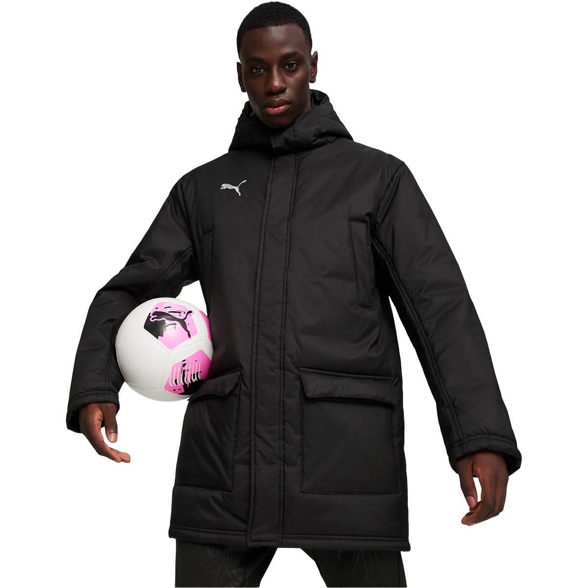 PUMA teamFINAL Parka Vinterjakke Herre PUMA White-PUMA Black-Gum