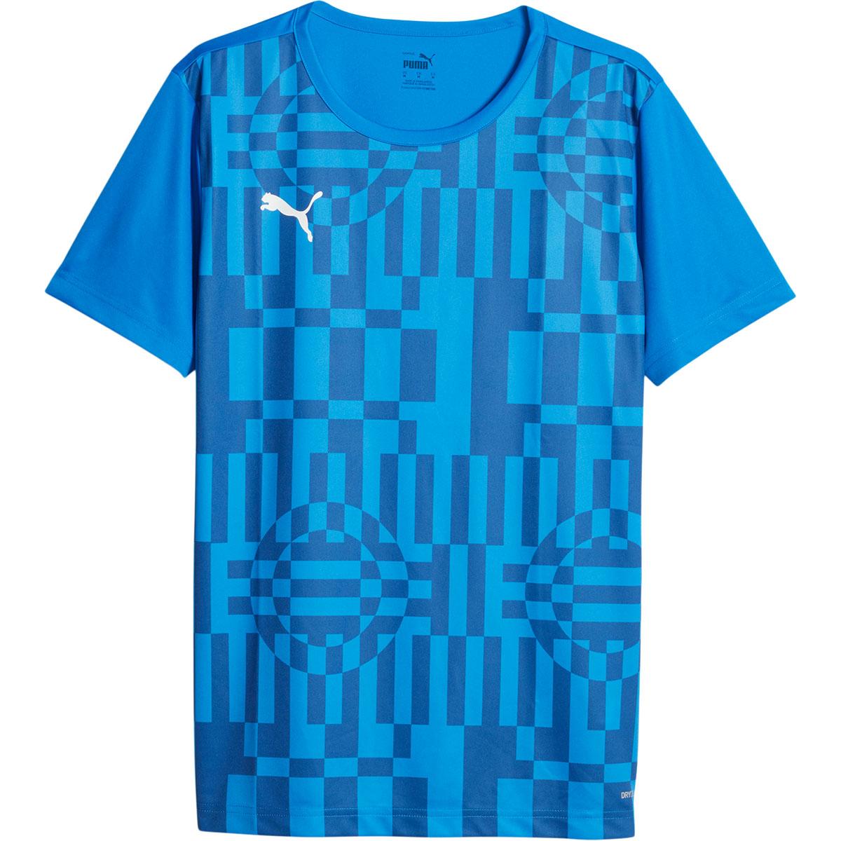 PUMA IndividualRISE Graphic Trænings T-shirt Herre Ignite Blue-PUMA Navy
