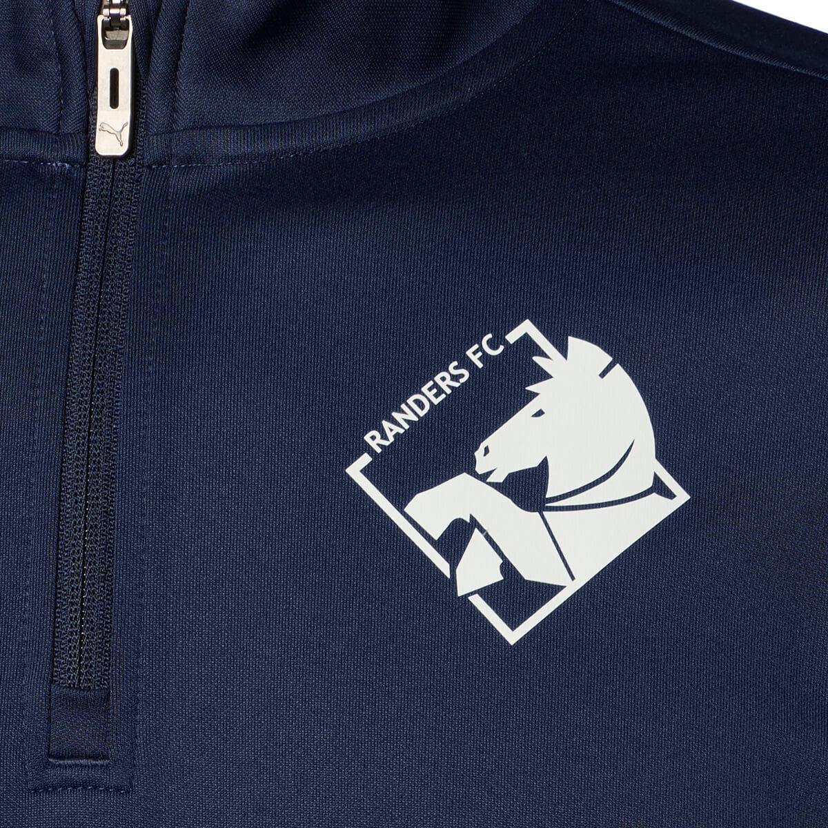 Randers FC Half Zip Trøje Børn Navy