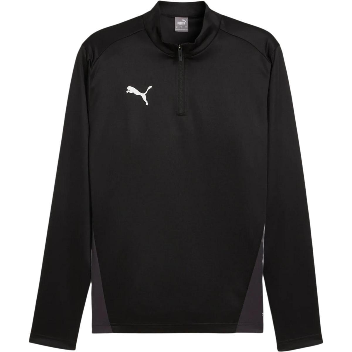 PUMA teamGOAL Half Zip Træningstrøje PUMA White-PUMA Black-Gum