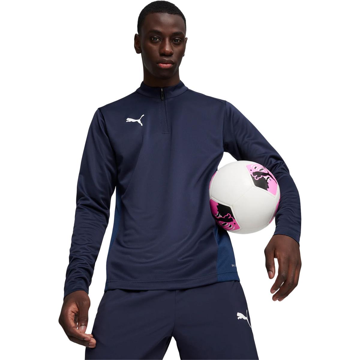 PUMA teamGOAL Half Zip Treningstrøye Puma Black-Puma White