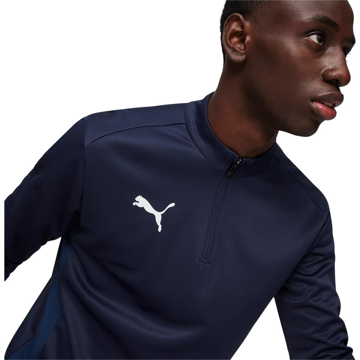 PUMA teamGOAL Half Zip Treningstrøye Puma Black-Puma White
