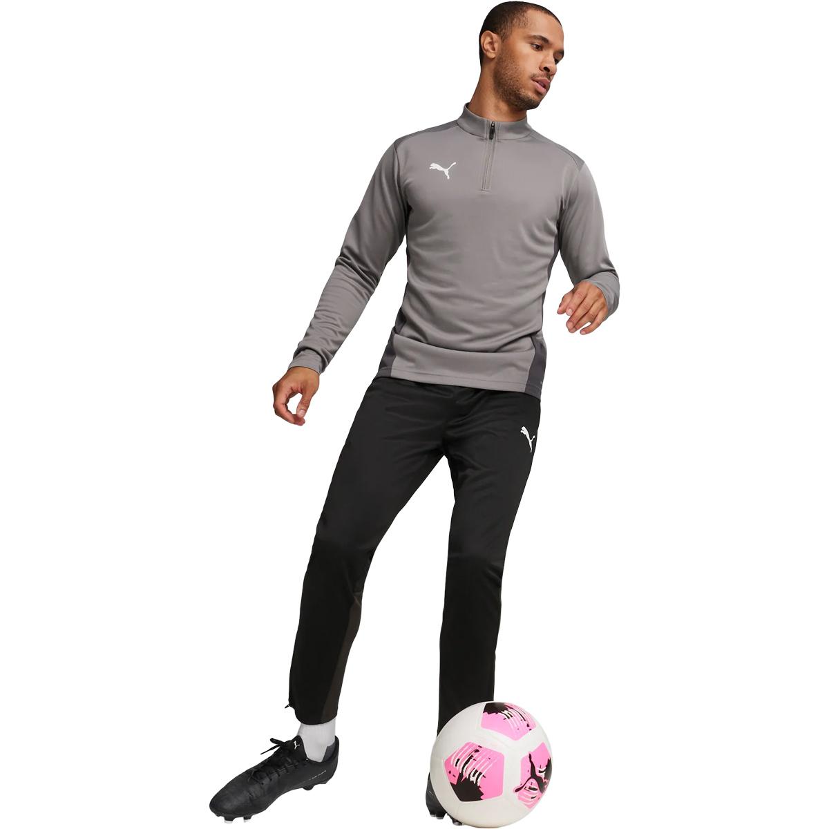 PUMA teamGOAL Half Zip Treningstrøye Cast Iron-PUMA White