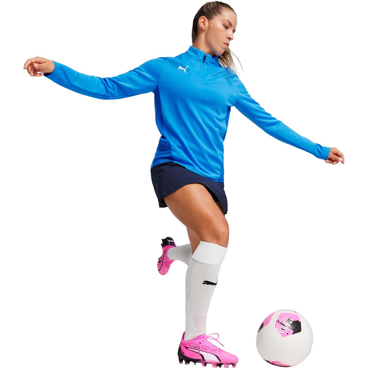 PUMA teamGOAL Half Zip Treningstrøye Dame White Glow