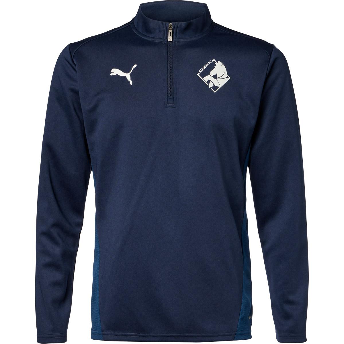 Randers FC Half Zip Trøje Børn Navy