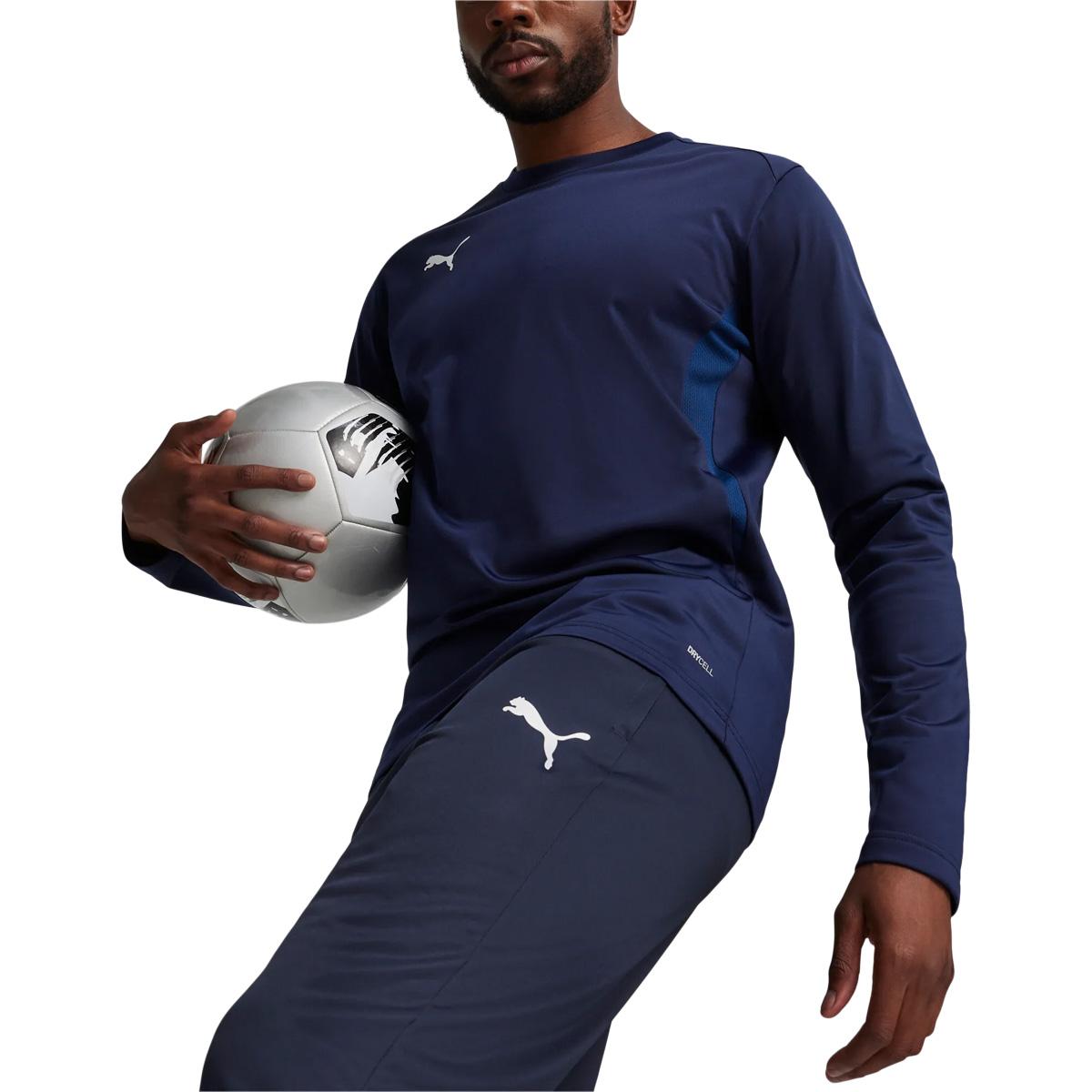 PUMA teamGOAL Treningsbukser PUMA Navy - PUMA White - Persian Blue