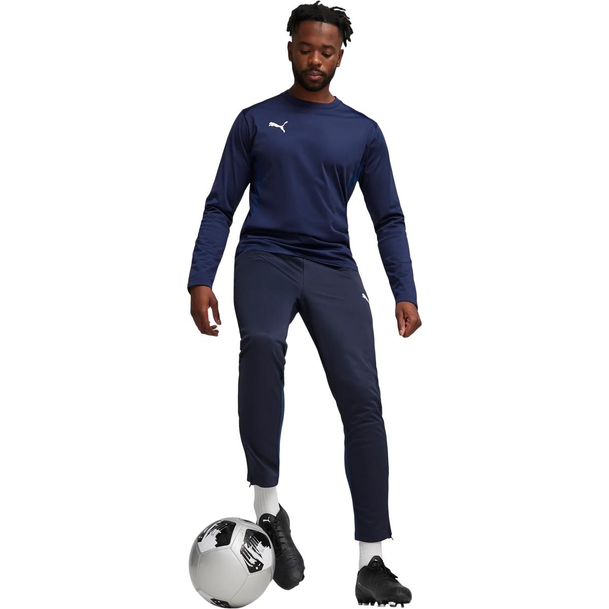 PUMA teamGOAL Treningsbukser PUMA Navy - PUMA White - Persian Blue