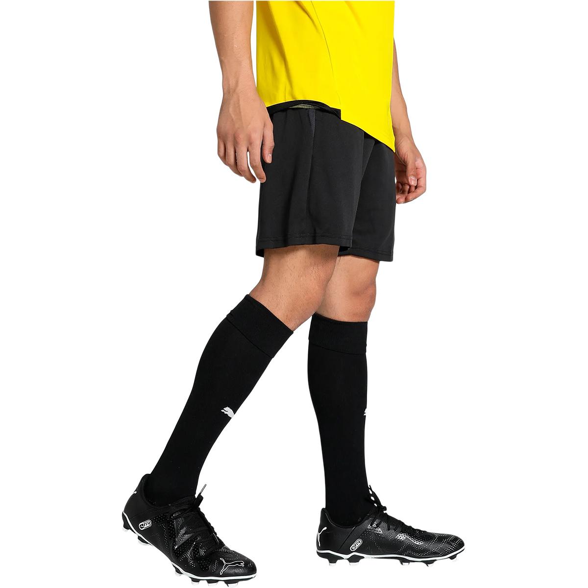 PUMA teamGOAL Træningsshorts PUMA White-PUMA Black-Gum