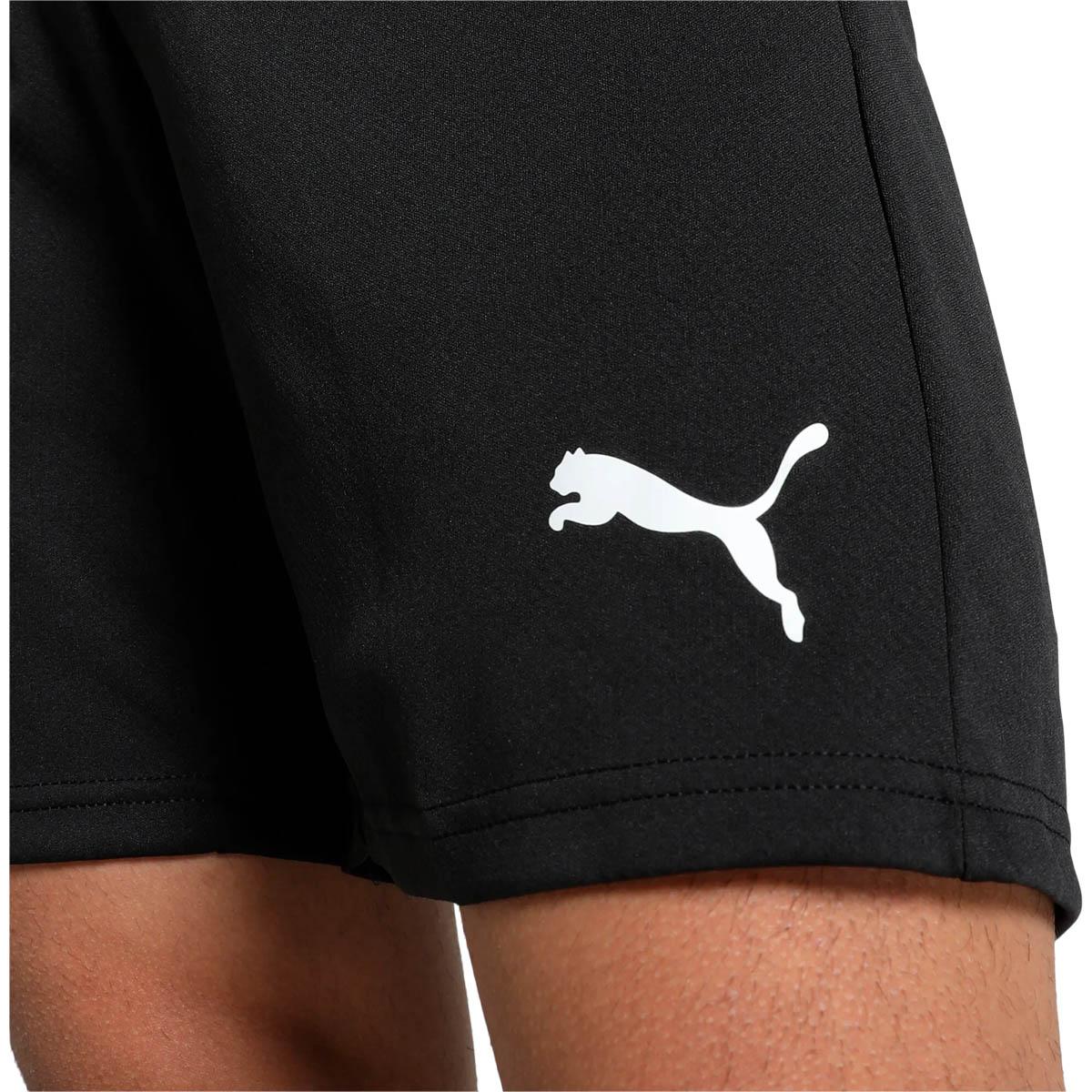 PUMA teamGOAL Træningsshorts PUMA White-PUMA Black-Gum