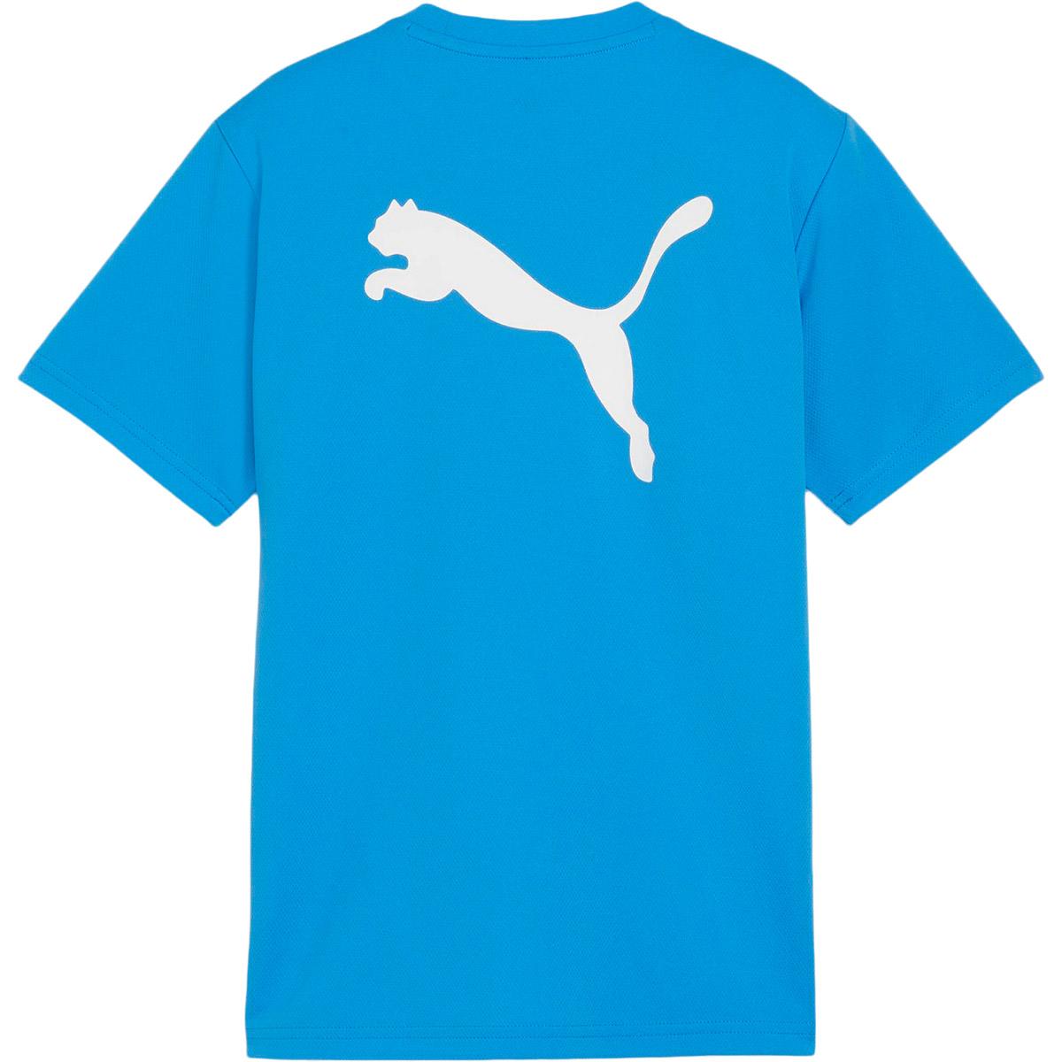 PUMA teamRISE Logo Trenings T-skjorte Barn Blue