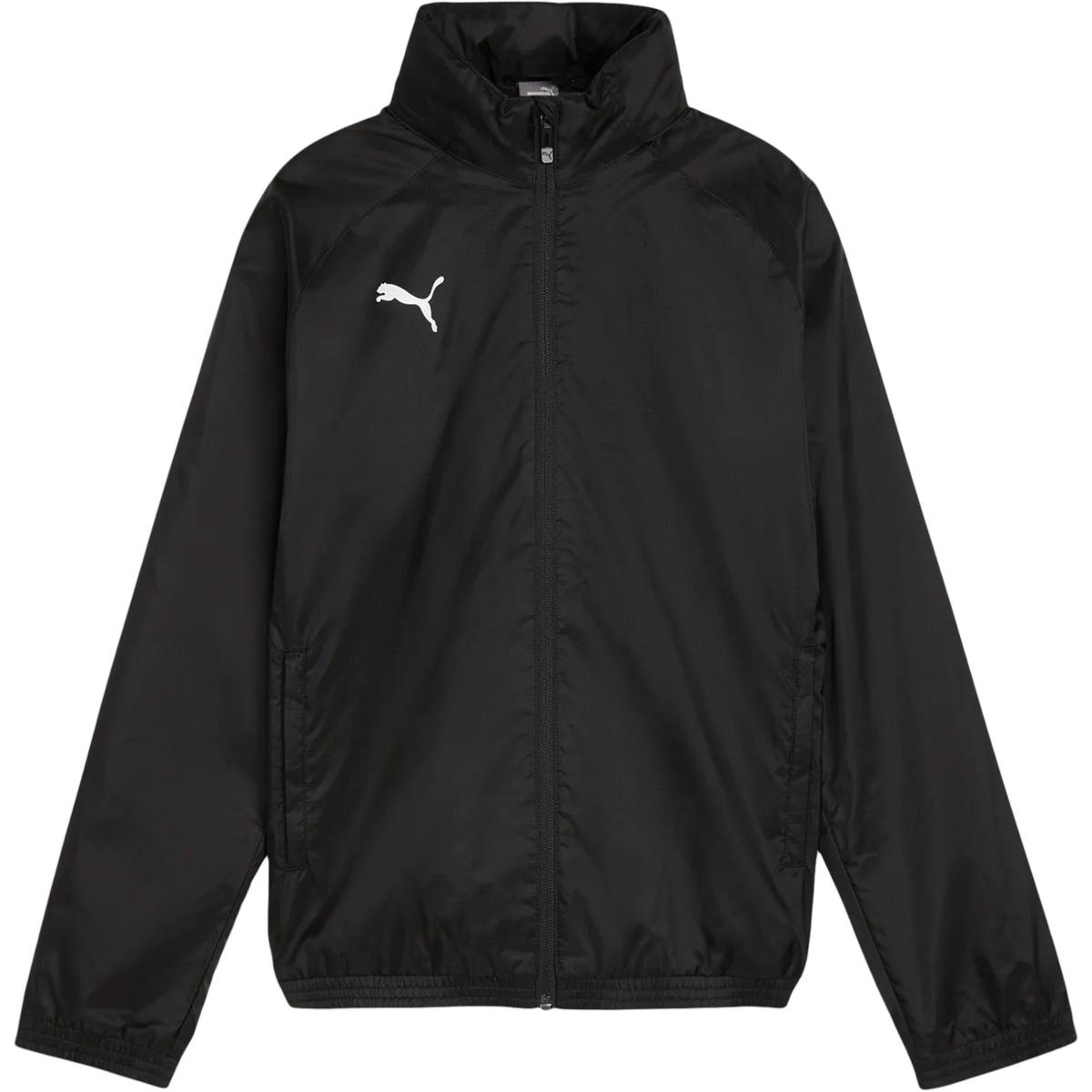 PUMA teamGOAL AW Jakke Barn PUMA White-PUMA Black-Gum