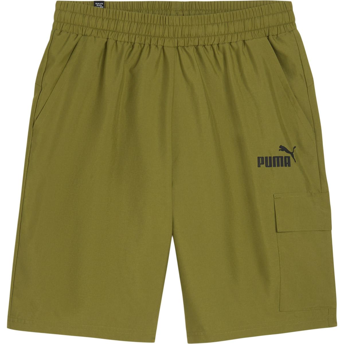 PUMA Essential Woven Cargoshorts Herre Olive Green