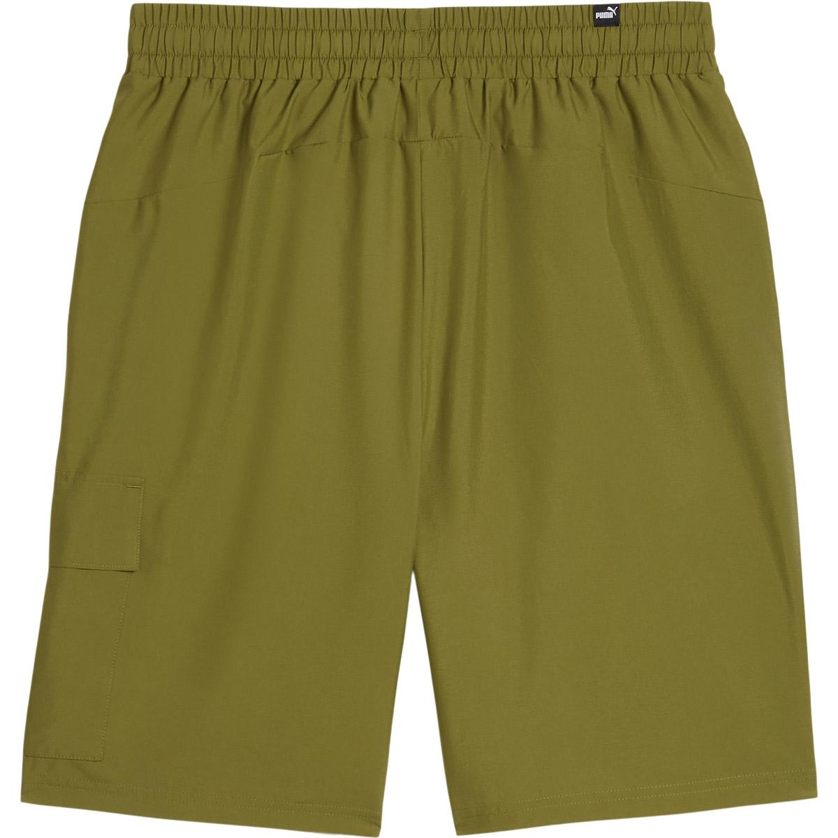 PUMA Essential Woven Cargoshorts Herre Olive Green